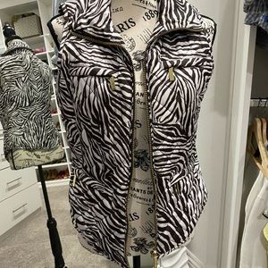 Michael Kors animal print vest